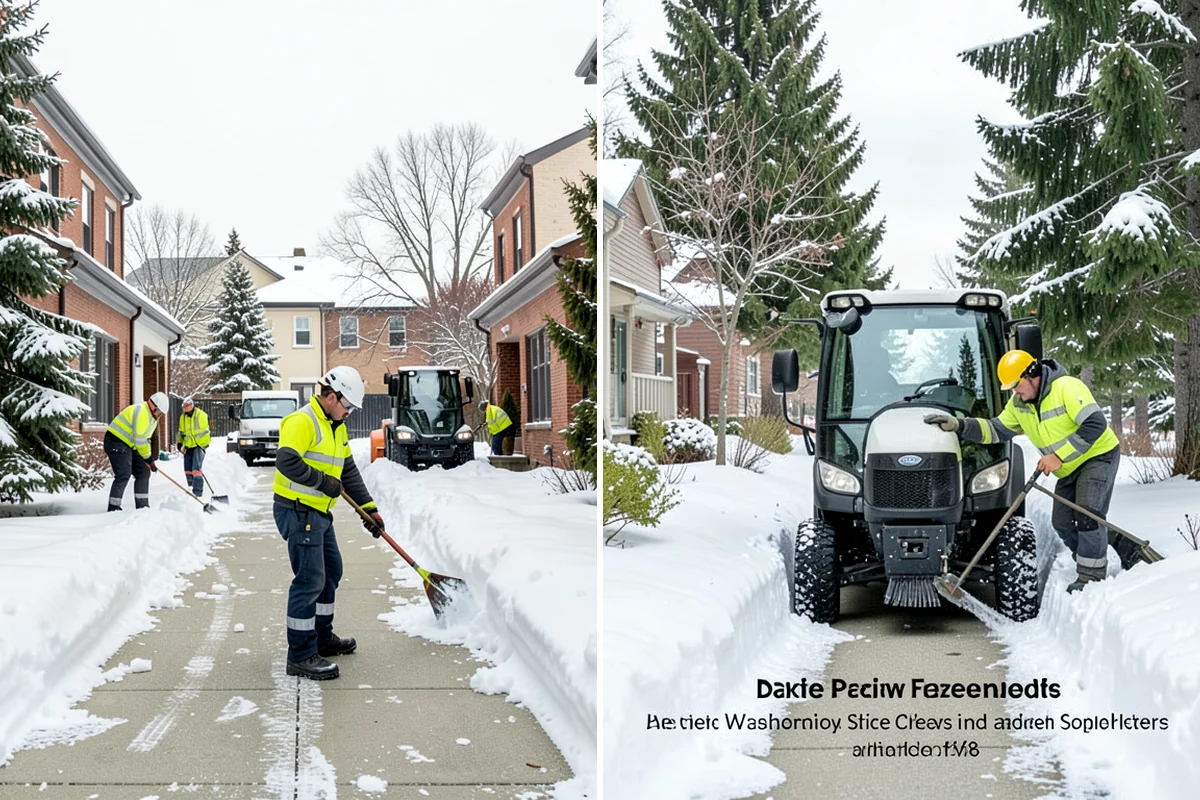 Vacation Property Snow Removal in Sedro-Woolley, Skagit County, WA - We map the drive and entries at the absentee property