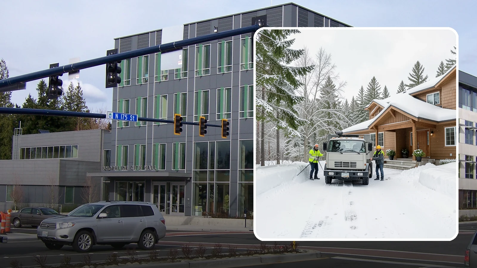 Vacation Property Snow Removal in Shoreline, King County, WA - We maintain snow clearing at your second home or cabin so it stays safe and accessible while you are away.