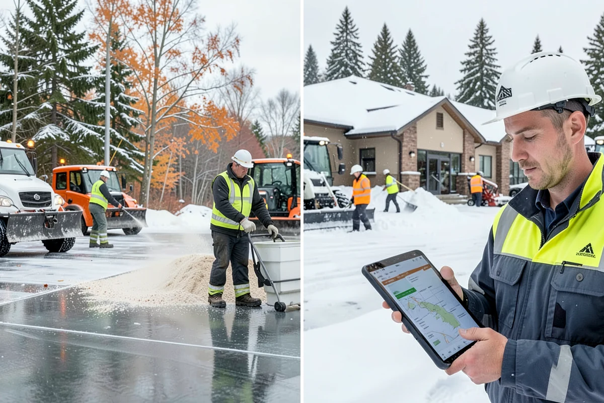 Vacation Property Snow Removal in Shoreline, King County, WA - We map the drive and entries at the absentee property