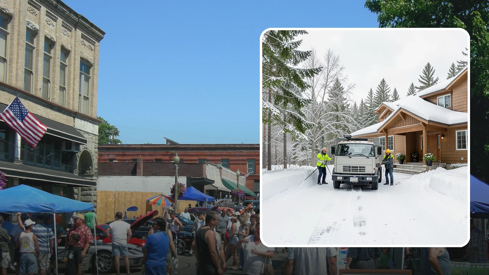 Vacation Property Snow Removal in Snohomish, Snohomish County, WA - We maintain snow clearing at your second home or cabin so it stays safe and accessible while you are away.