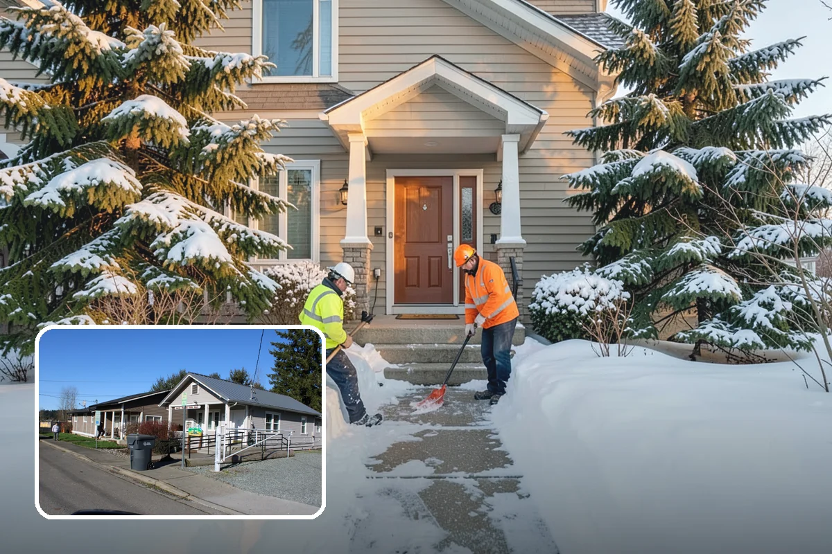 Vacation Property Snow Removal in South Prairie, Pierce County, WA - Keeps an unoccupied property reachable year-round