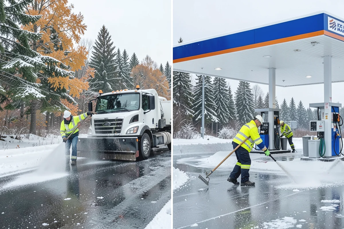 Vacation Property Snow Removal in South Prairie, Pierce County, WA - We map the drive and entries at the absentee property