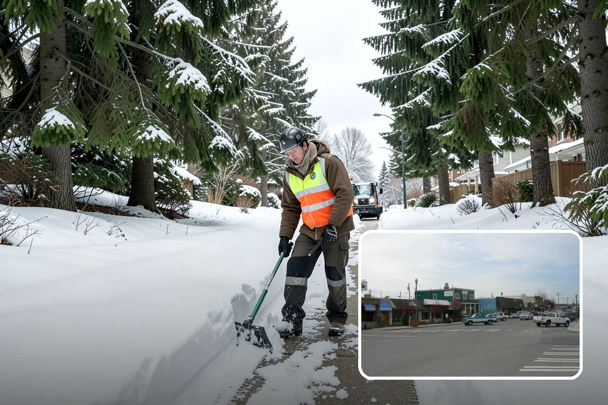 Vacation Property Snow Removal in Stanwood, Snohomish County, WA - Keeps an unoccupied property reachable year-round