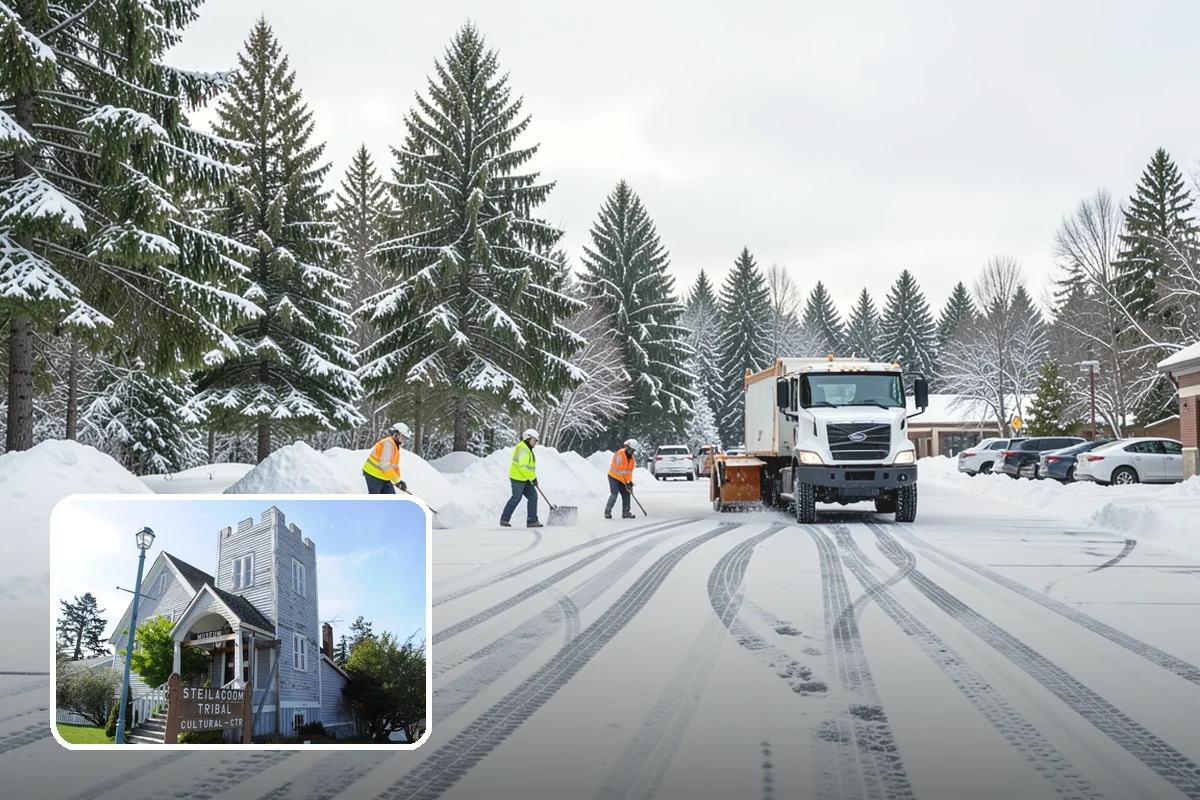 Vacation Property Snow Removal in Steilacoom, Pierce County, WA - Keeps an unoccupied property reachable year-round