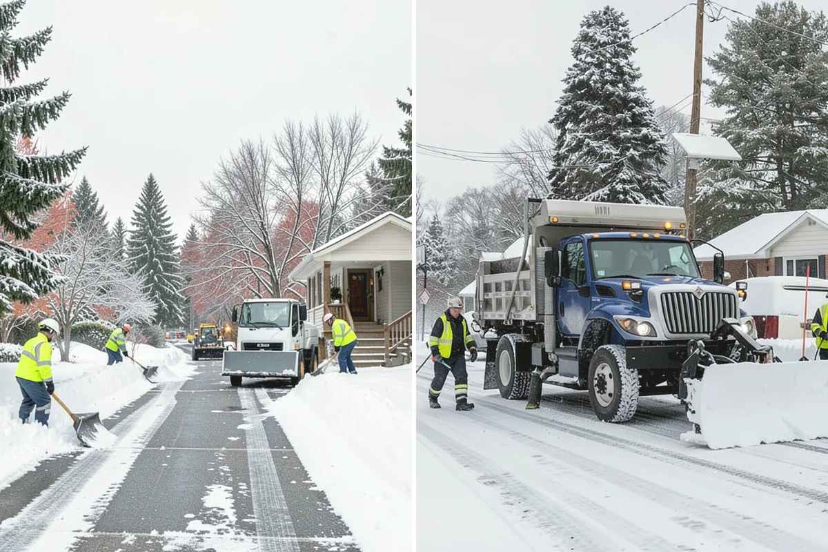 Vacation Property Snow Removal in Steilacoom, Pierce County, WA - We map the drive and entries at the absentee property
