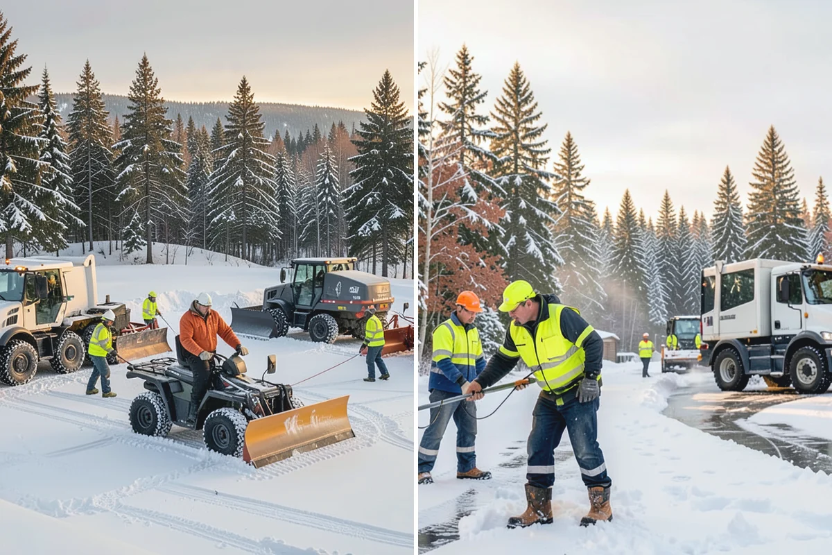 Vacation Property Snow Removal in Sumner, Pierce County, WA - We map the drive and entries at the absentee property