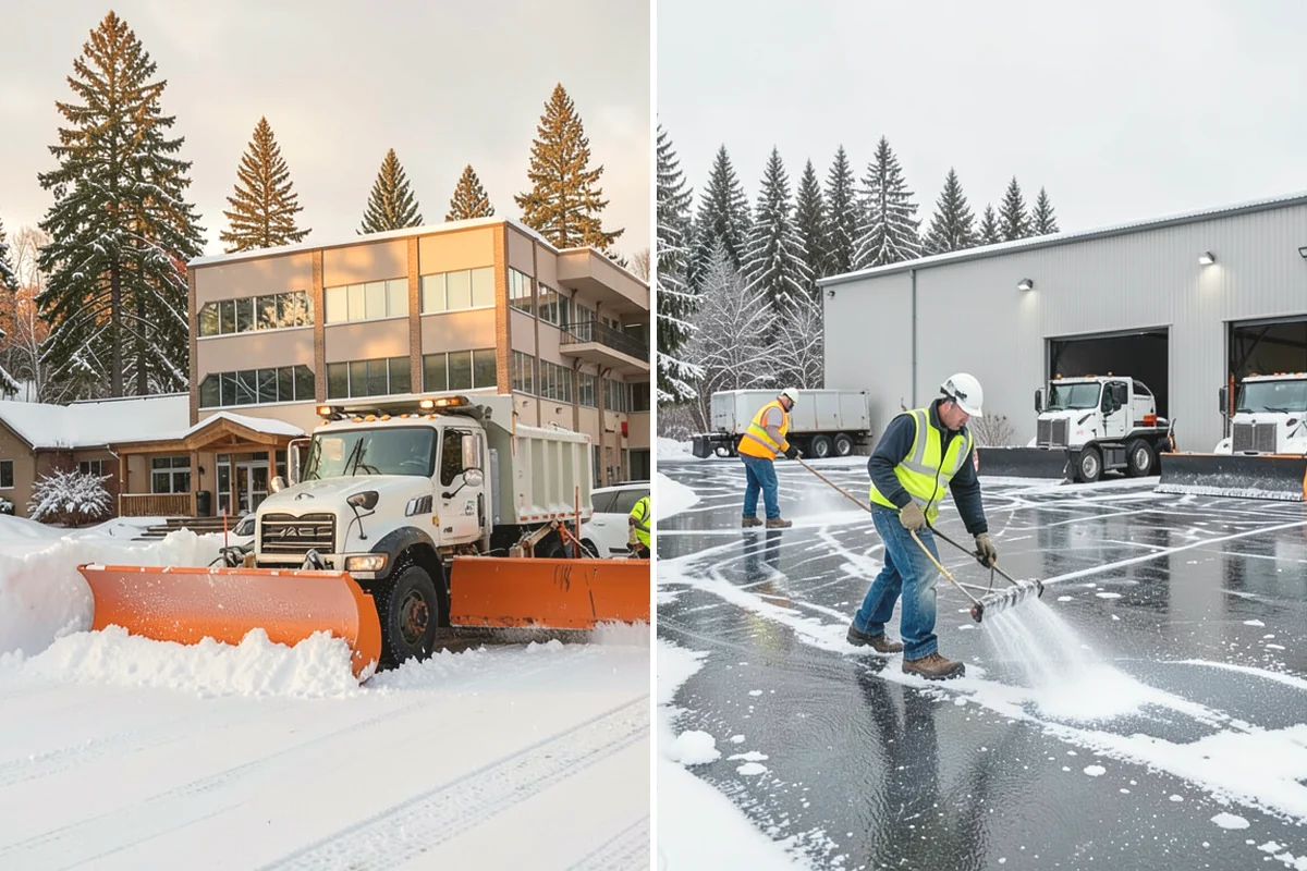 Vacation Property Snow Removal in Tukwila, King County, WA - We map the drive and entries at the absentee property