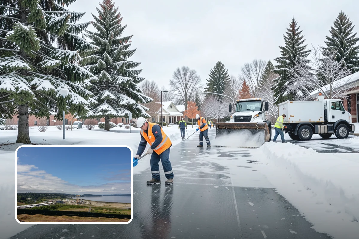 Vacation Property Snow Removal in University Place, Pierce County, WA - Keeps an unoccupied property reachable year-round