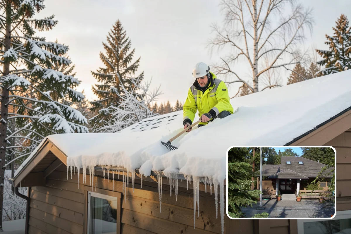 Vacation Property Snow Removal in Yarrow Point, King County, WA - Keeps an unoccupied property reachable year-round