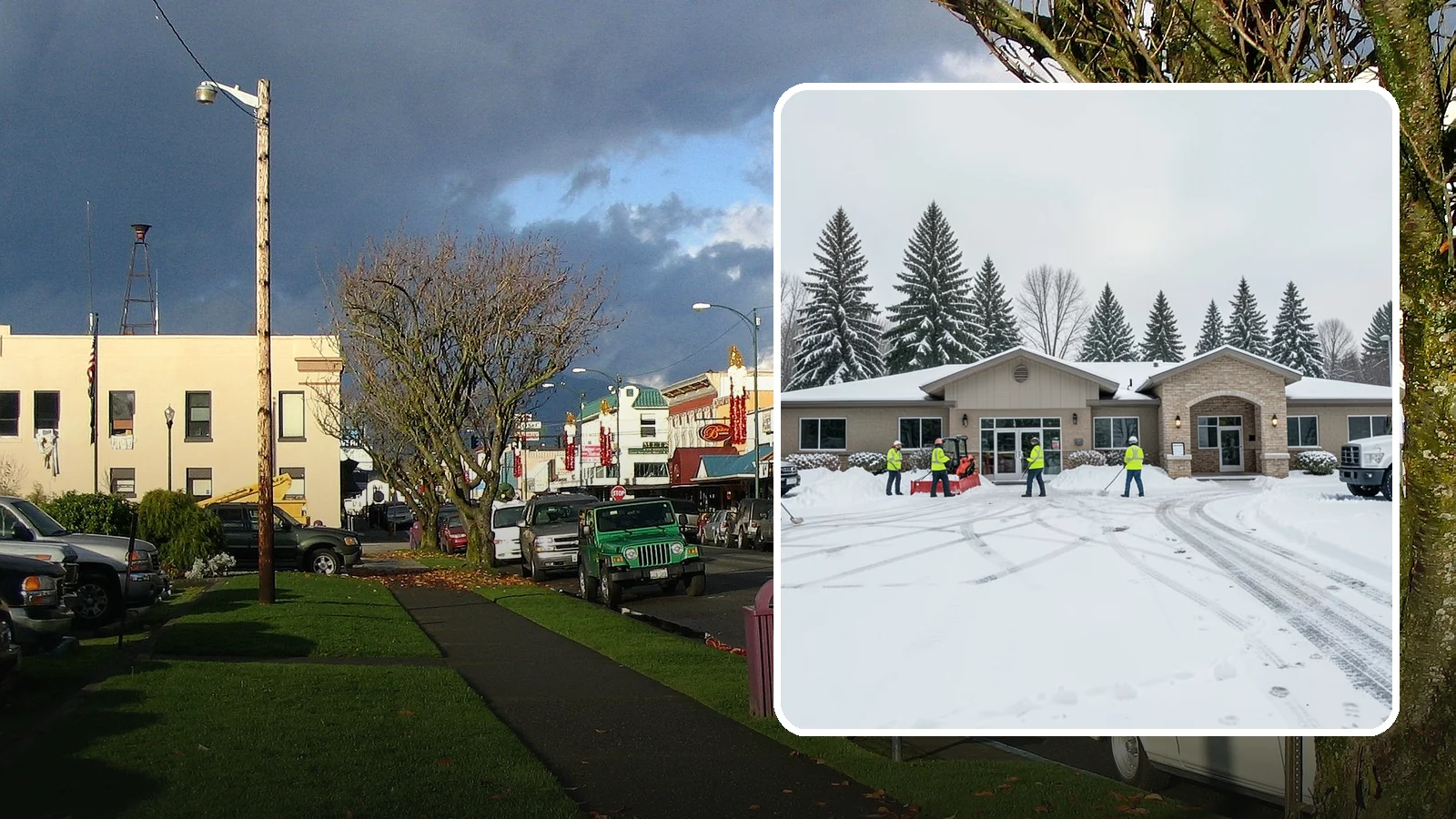Veterinary Clinic Snow Removal in Arlington, Snohomish County, WA - We keep clinic parking, entrances, and walkways clear so pets and owners arrive safely, even for the emergencies that do not wait...