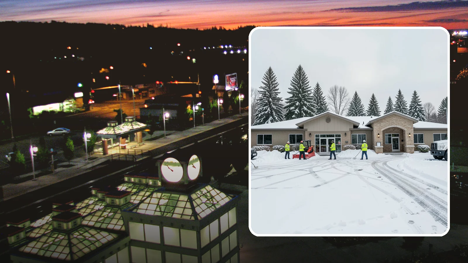 Veterinary Clinic Snow Removal in Auburn, King County, WA - We keep clinic parking, entrances, and walkways clear so pets and owners arrive safely, even for the emergencies that do not wait...