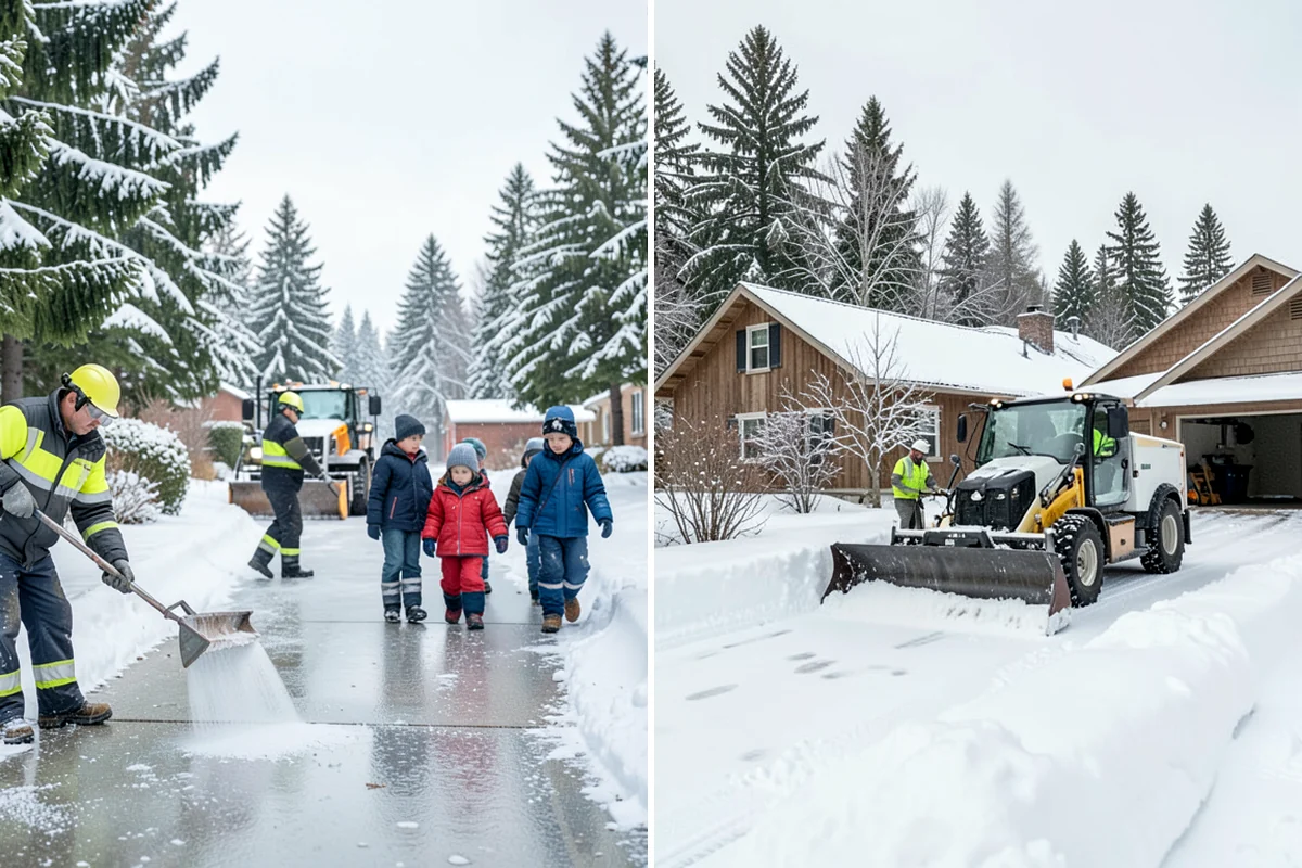 Veterinary Clinic Snow Removal in Concrete, Skagit County, WA - Map customer parking, entrance walks, and after-hours access