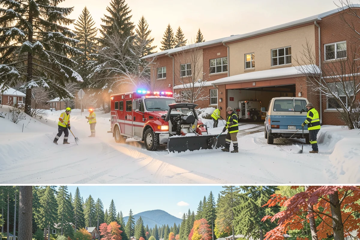 Veterinary Clinic Snow Removal in Covington, King County, WA - Clinics need coverage December through February, with emergency access kept open through every event.