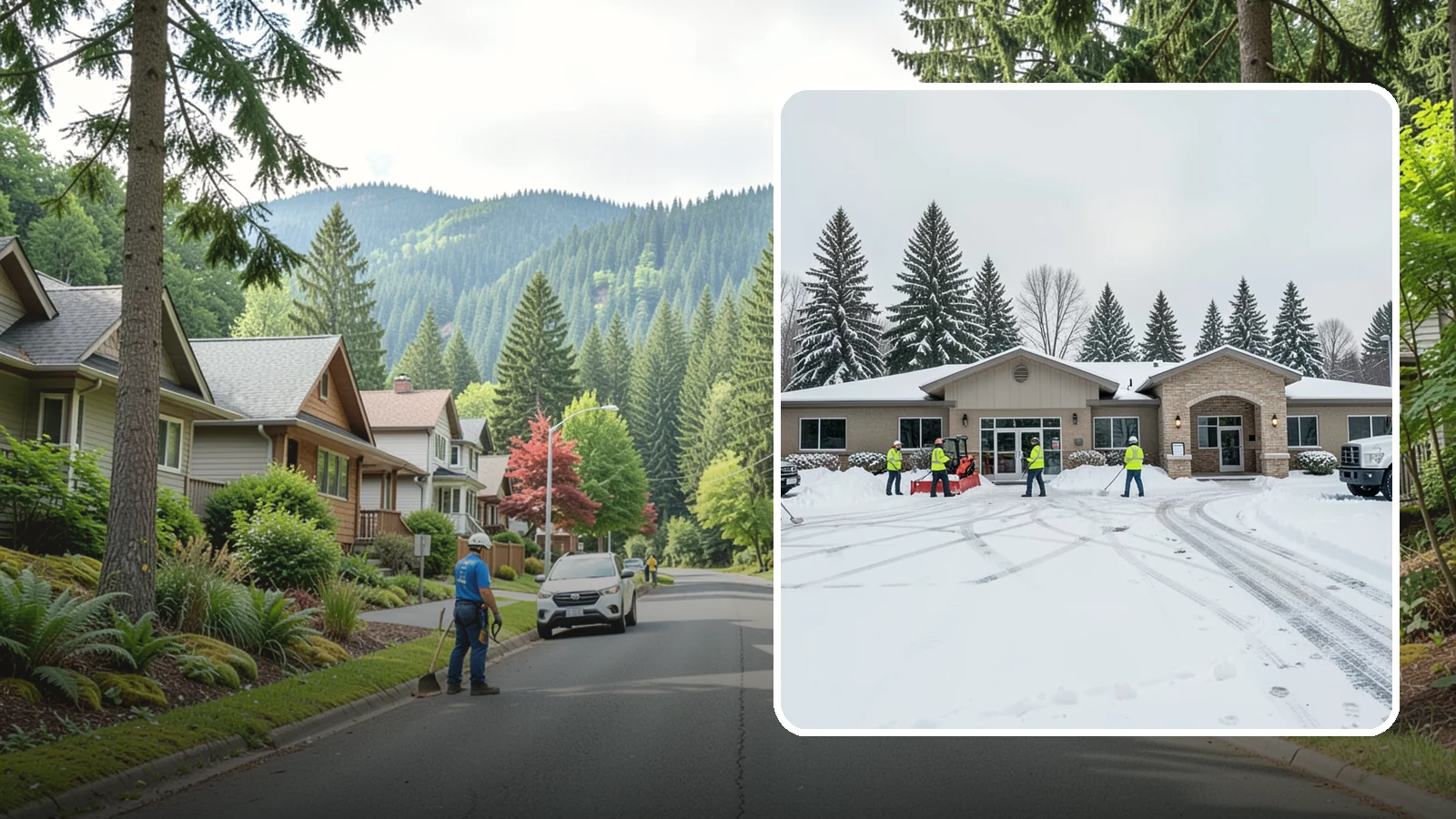 Veterinary Clinic Snow Removal in Darrington, Snohomish County, WA - We keep clinic parking, entrances, and walkways clear so pets and owners arrive safely, even for the emergencies that do not wait...