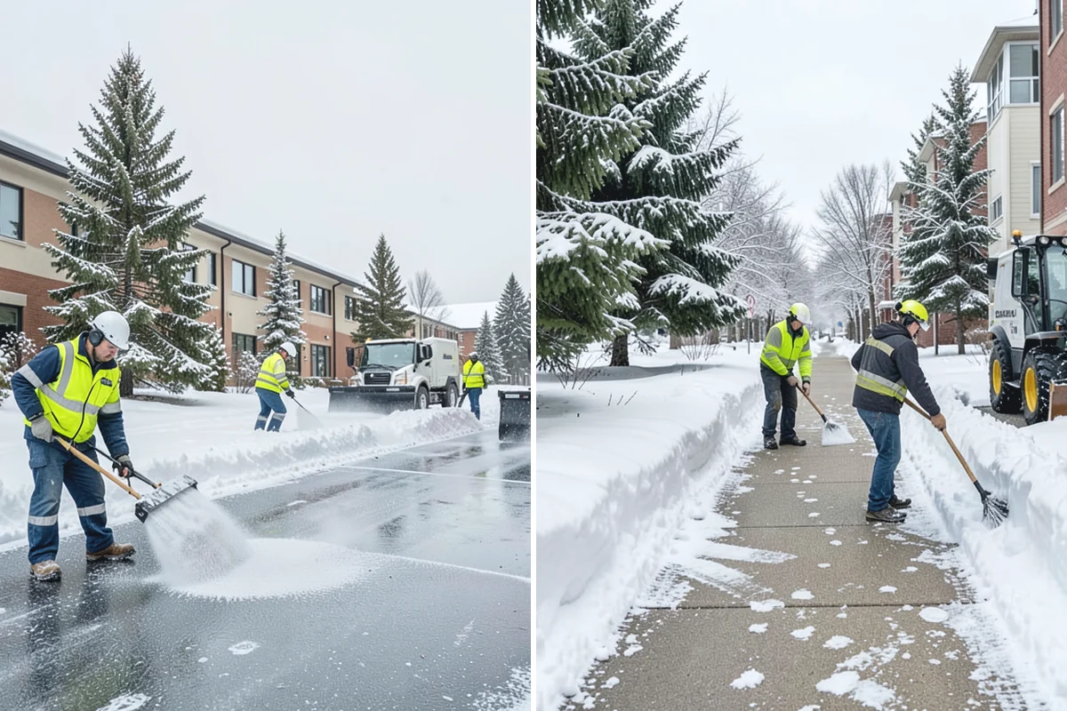 Veterinary Clinic Snow Removal in Granite Falls, Snohomish County, WA - Map customer parking, entrance walks, and after-hours access