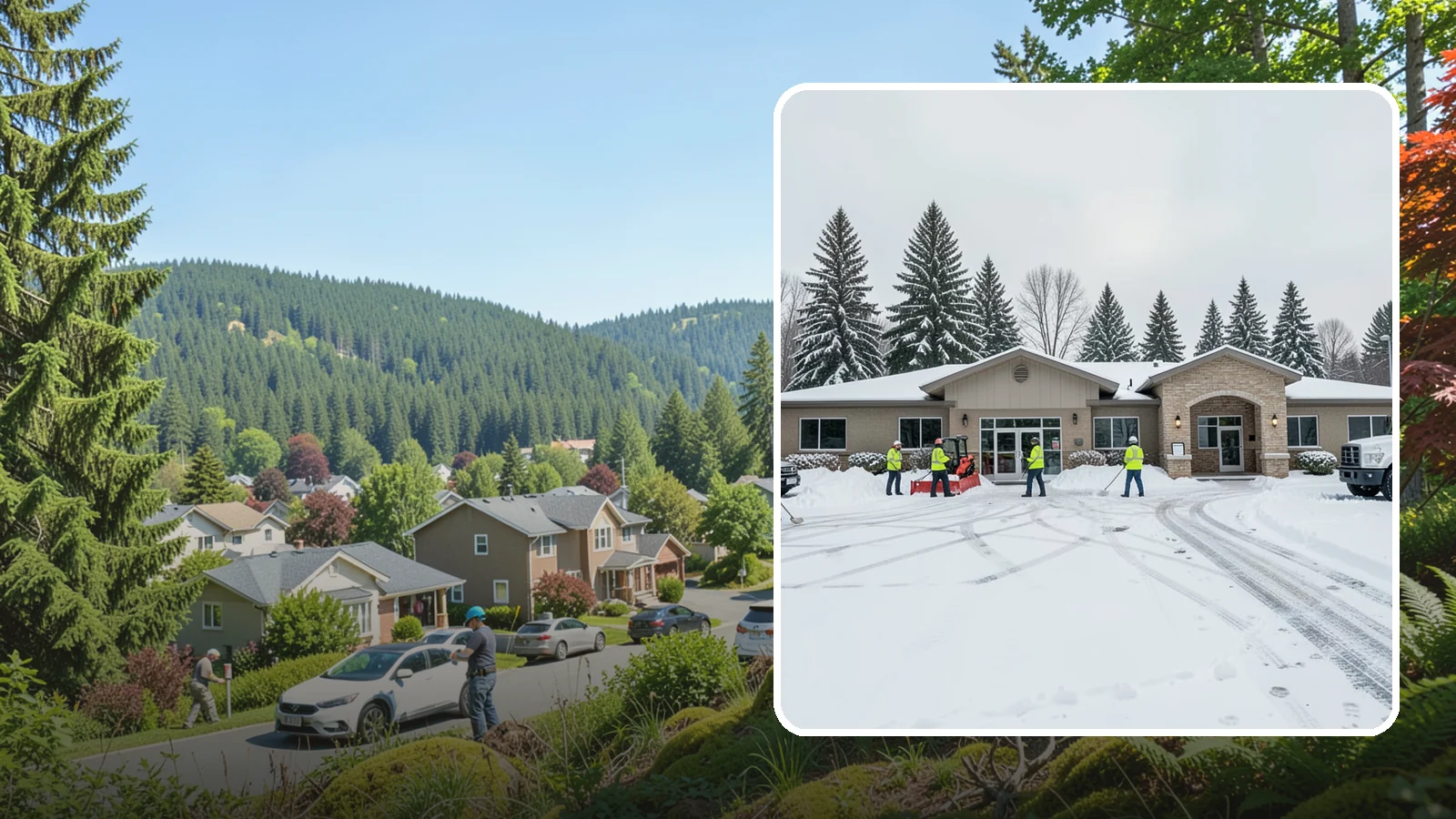 Veterinary Clinic Snow Removal in Index, Snohomish County, WA - We keep clinic parking, entrances, and walkways clear so pets and owners arrive safely, even for the emergencies that do not wait...