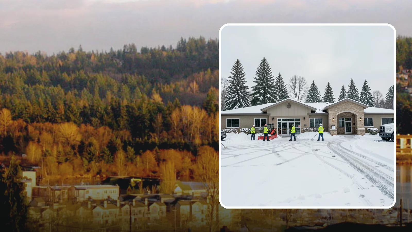 Veterinary Clinic Snow Removal in Kenmore, King County, WA - We keep clinic parking, entrances, and walkways clear so pets and owners arrive safely, even for the emergencies that do not wait...