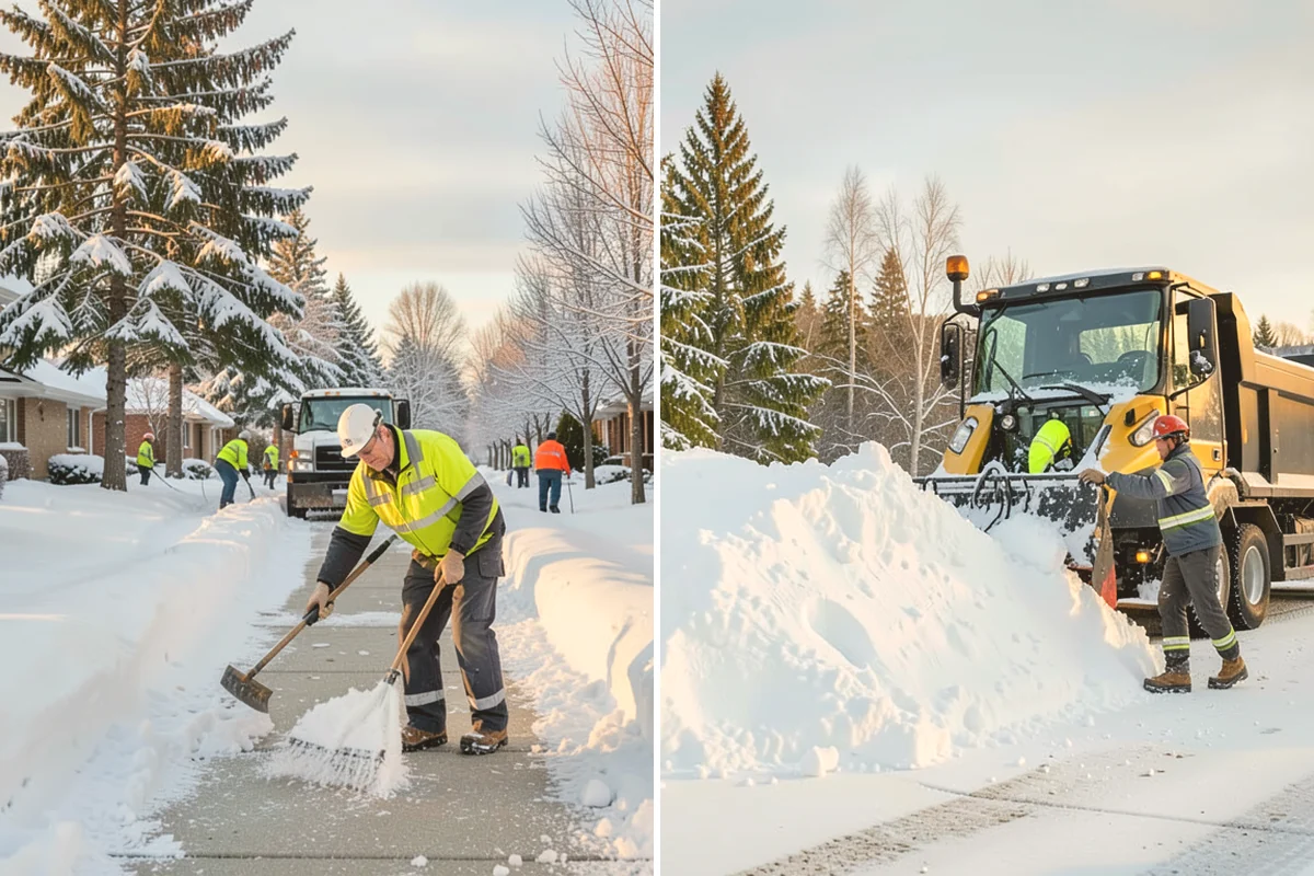 Veterinary Clinic Snow Removal in Langley, Island County, WA - Map customer parking, entrance walks, and after-hours access