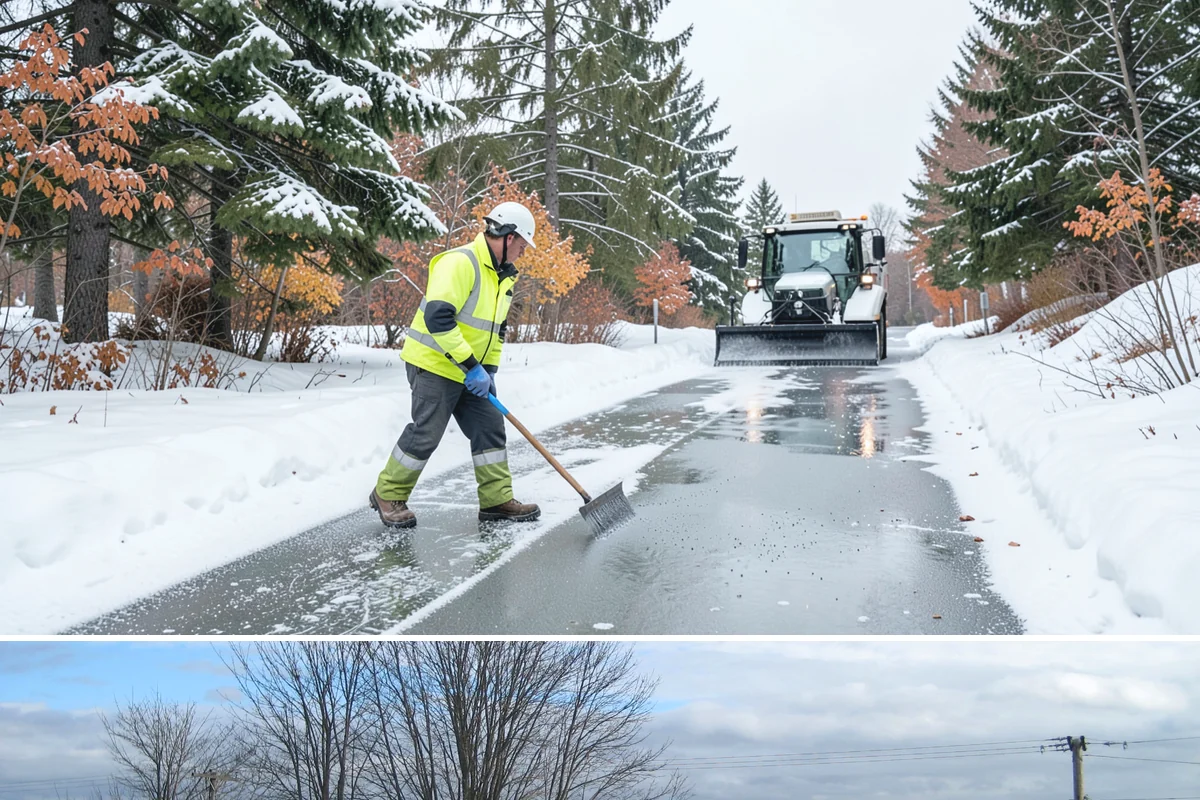 Veterinary Clinic Snow Removal in Langley, Island County, WA - Clinics need coverage December through February, with emergency access kept open through every event.