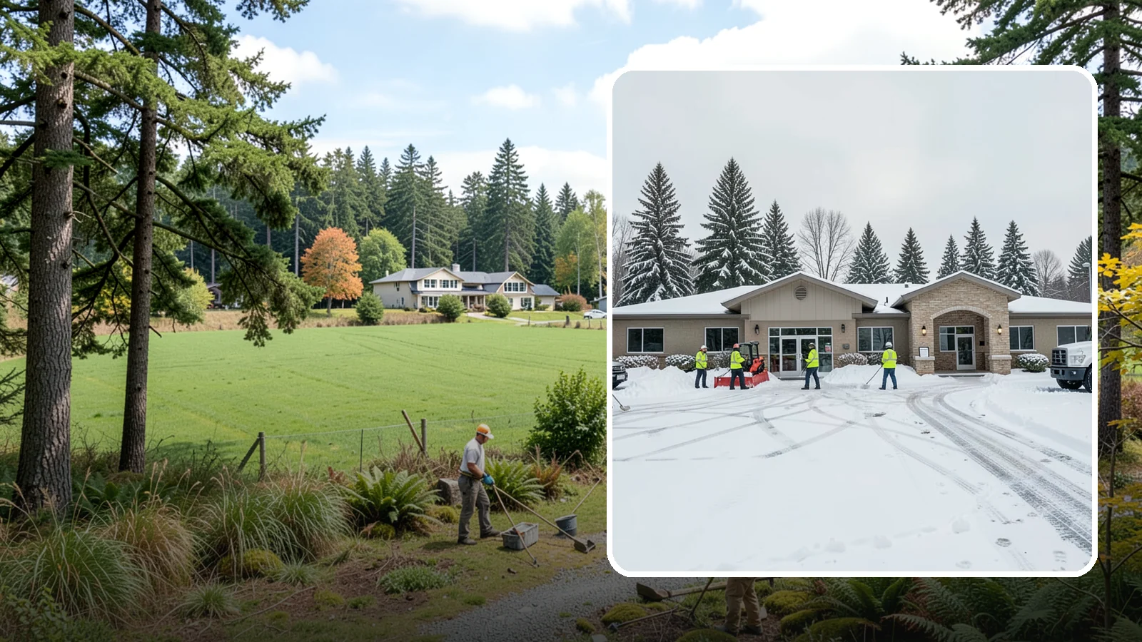 Veterinary Clinic Snow Removal in Lyman, Skagit County, WA - We keep clinic parking, entrances, and walkways clear so pets and owners arrive safely, even for the emergencies that do not wait...