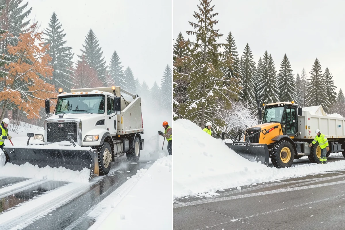 Veterinary Clinic Snow Removal in Mount Vernon, Skagit County, WA - Map customer parking, entrance walks, and after-hours access