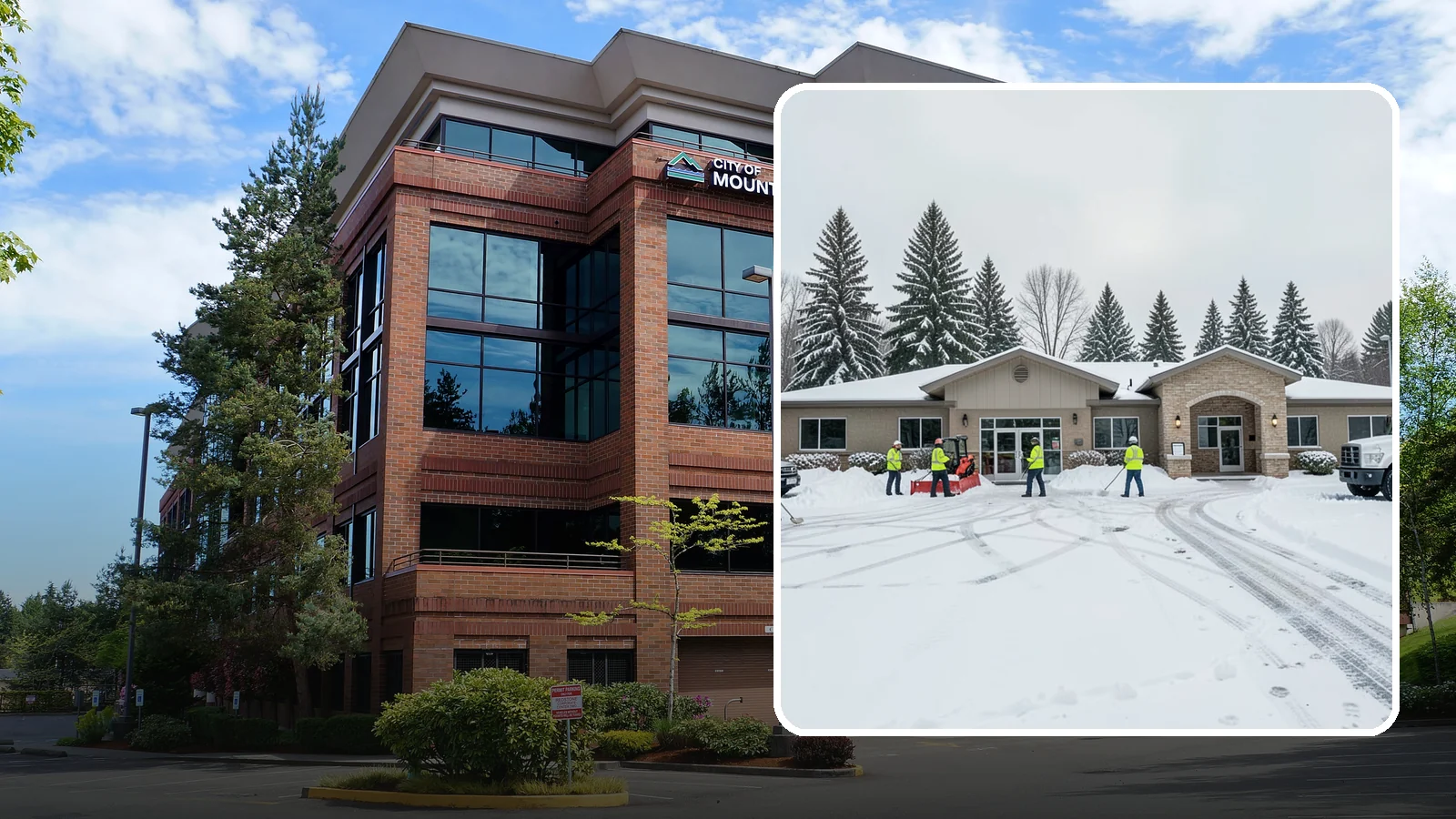 Veterinary Clinic Snow Removal in Mountlake Terrace, Snohomish County, WA - We keep clinic parking, entrances, and walkways clear so pets and owners arrive safely, even for the emergencies that do not wait...