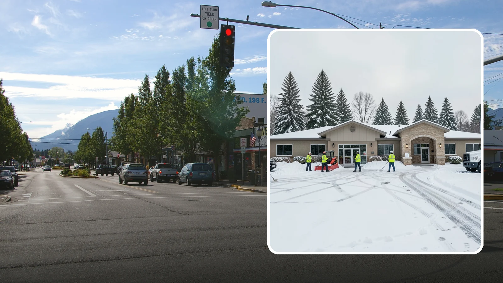 Veterinary Clinic Snow Removal in North Bend, King County, WA - We keep clinic parking, entrances, and walkways clear so pets and owners arrive safely, even for the emergencies that do not wait...