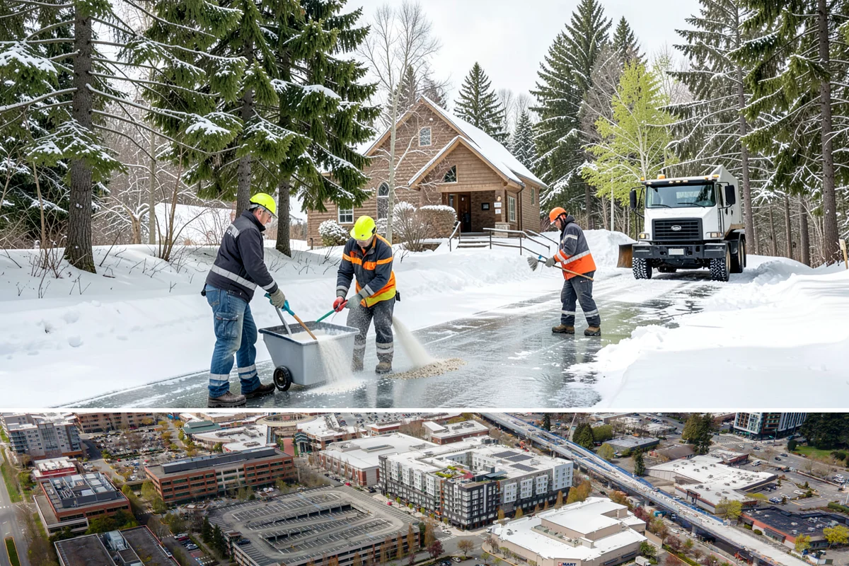 Veterinary Clinic Snow Removal in Redmond, King County, WA - Clinics need coverage December through February, with emergency access kept open through every event.