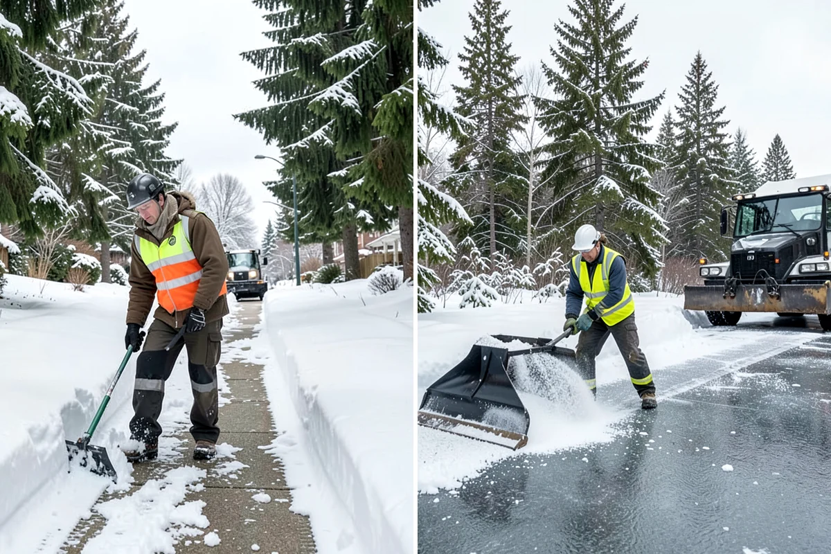 Veterinary Clinic Snow Removal in Sedro-Woolley, Skagit County, WA - Map customer parking, entrance walks, and after-hours access