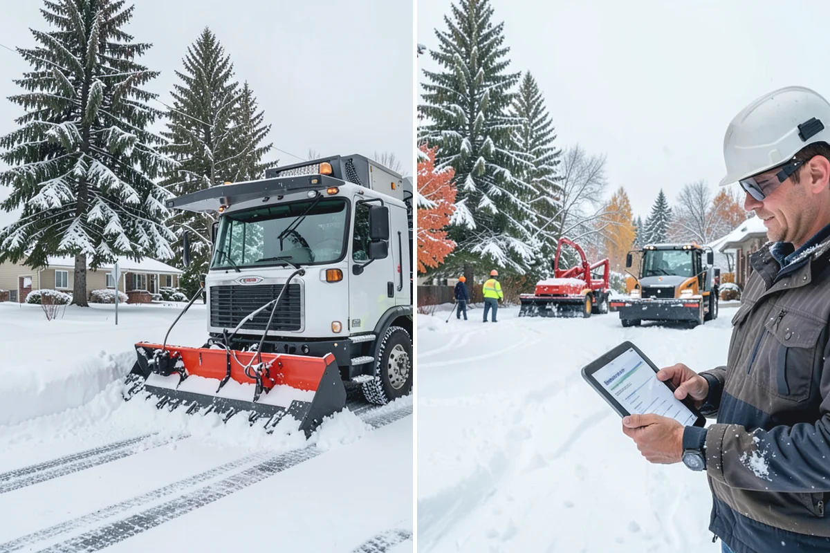 Veterinary Clinic Snow Removal in Skykomish, King County, WA - Map customer parking, entrance walks, and after-hours access