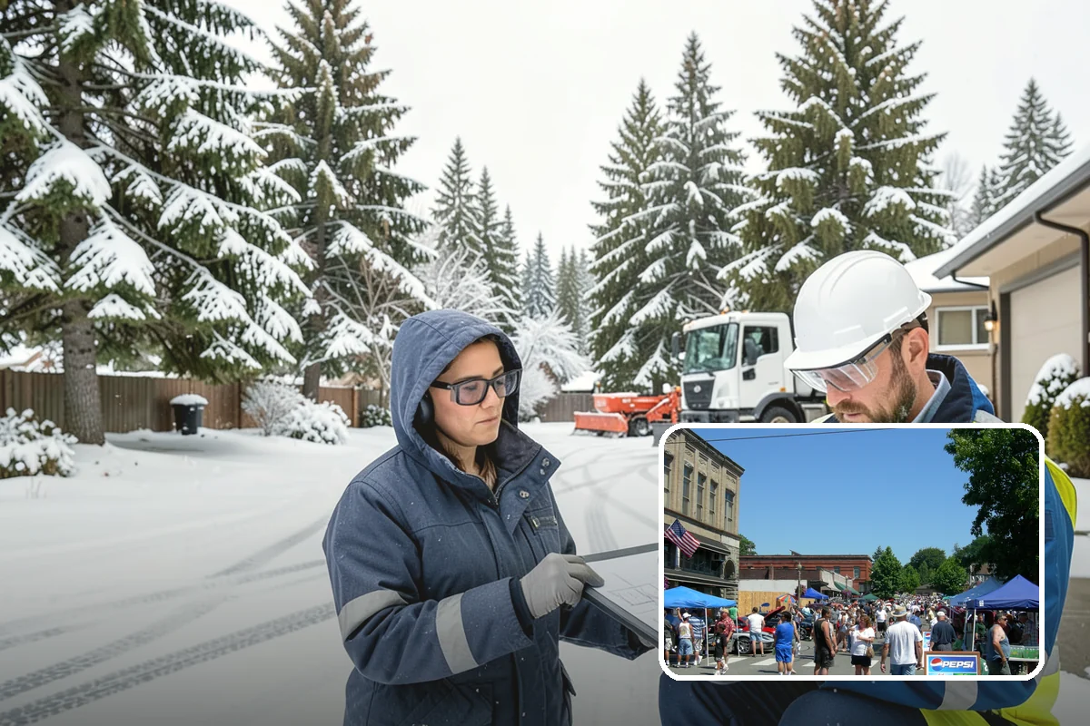Veterinary Clinic Snow Removal in Snohomish, Snohomish County, WA - Customer parking and entrance walks cleared