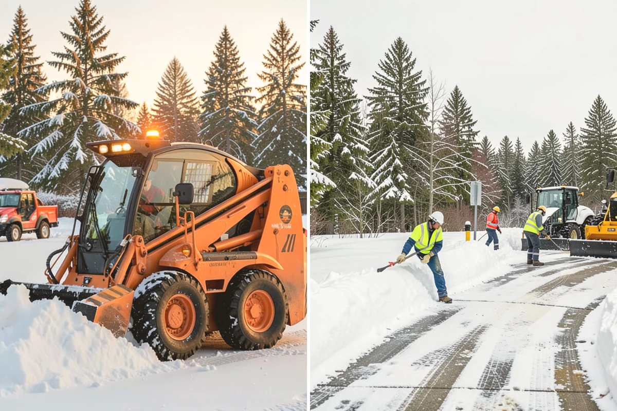 Veterinary Clinic Snow Removal in Snohomish, Snohomish County, WA - Map customer parking, entrance walks, and after-hours access