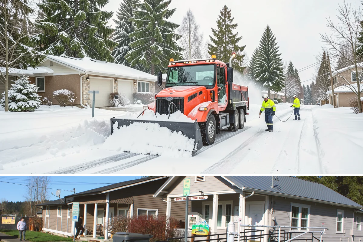Veterinary Clinic Snow Removal in South Prairie, Pierce County, WA - Clinics need coverage December through February, with emergency access kept open through every event.
