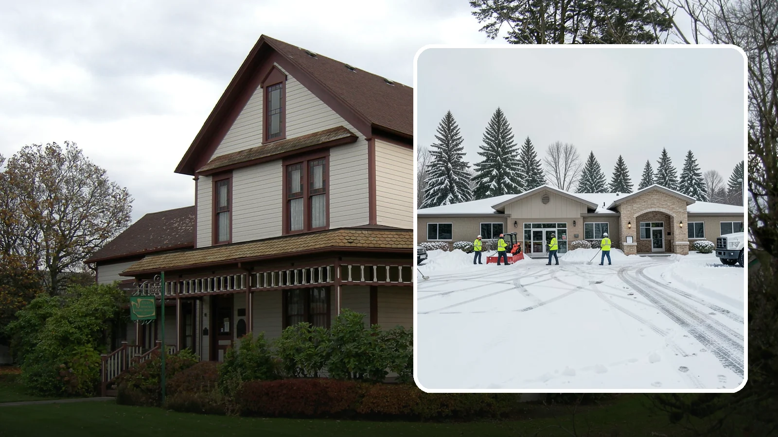 Veterinary Clinic Snow Removal in Sumner, Pierce County, WA - We keep clinic parking, entrances, and walkways clear so pets and owners arrive safely, even for the emergencies that do not wait...