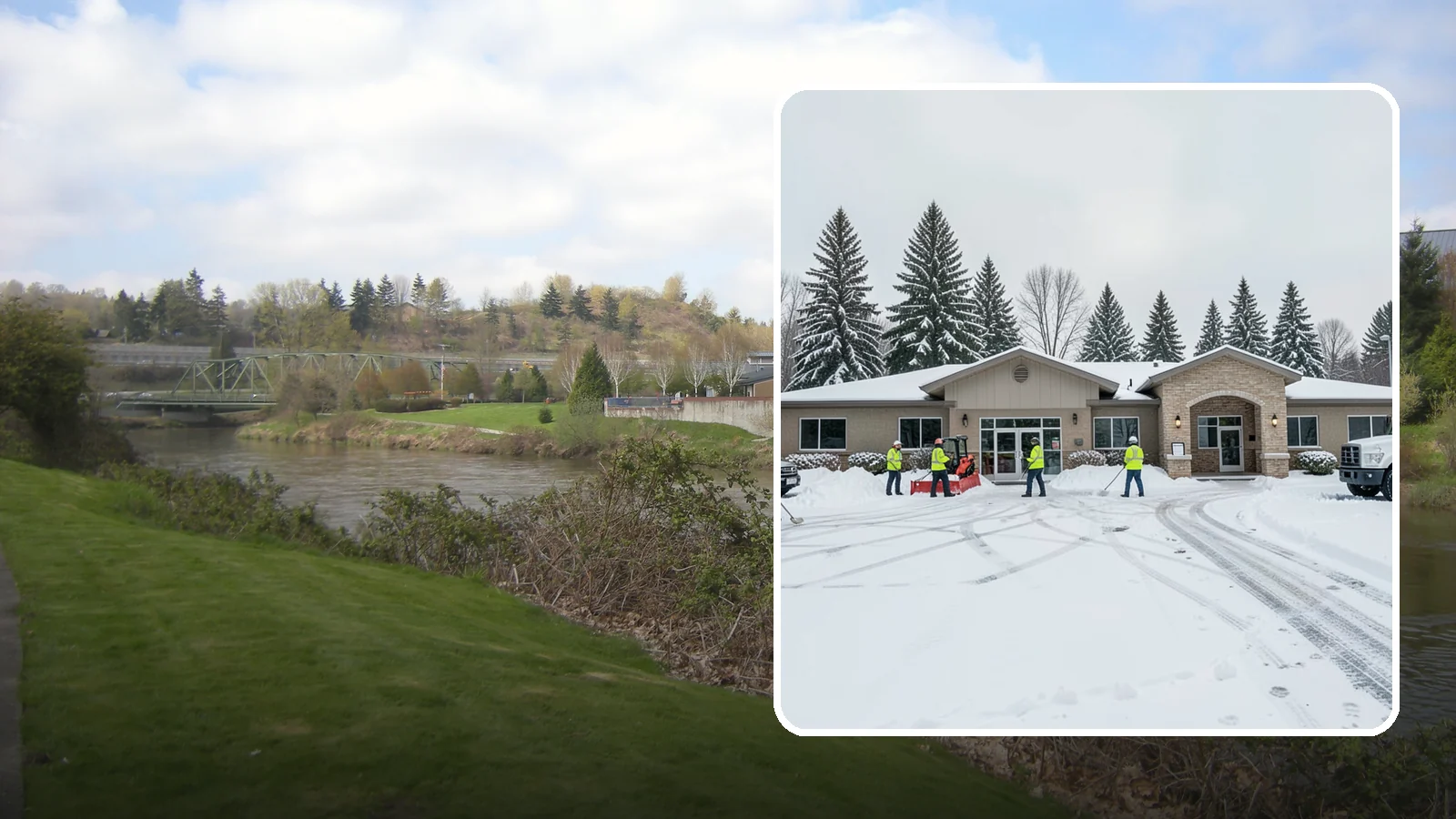 Veterinary Clinic Snow Removal in Tukwila, King County, WA - We keep clinic parking, entrances, and walkways clear so pets and owners arrive safely, even for the emergencies that do not wait...