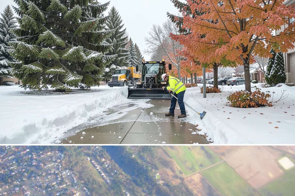 Walk-Behind Snow Blowing in Algona, King County, WA - Walk-behind blowing is essential for pedestrian safety throughout the December-to-February snow window.