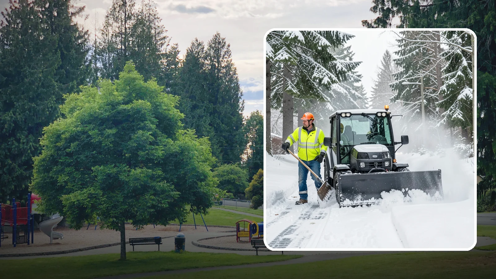 Walk-Behind Snow Blowing in Bonney Lake, Pierce County, WA - Our walk-behind blowers handle sidewalks, entryways, and tight spaces where precision matters most.