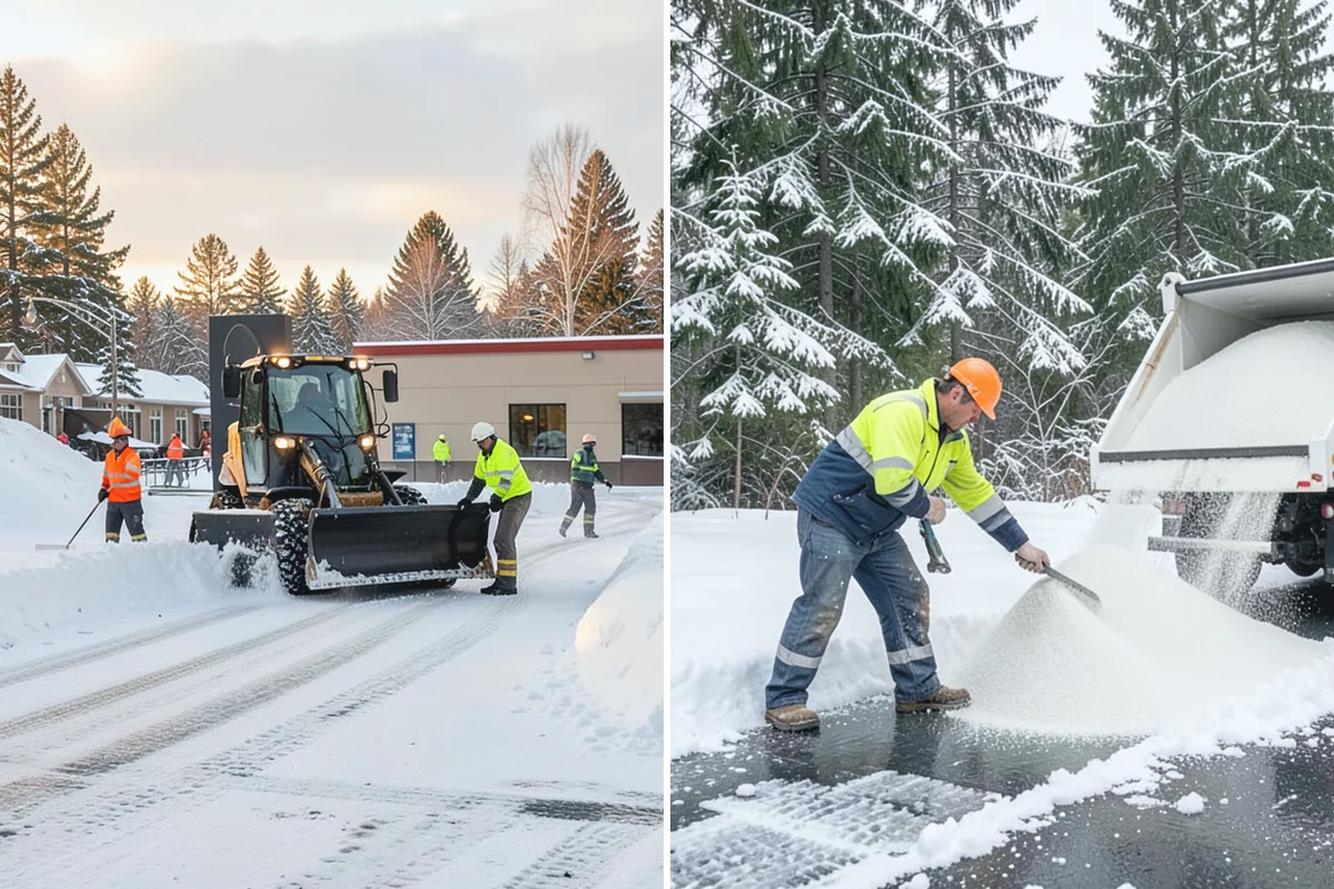 Walk-Behind Snow Blowing in Bonney Lake, Pierce County, WA - Map pedestrian routes and priority entries