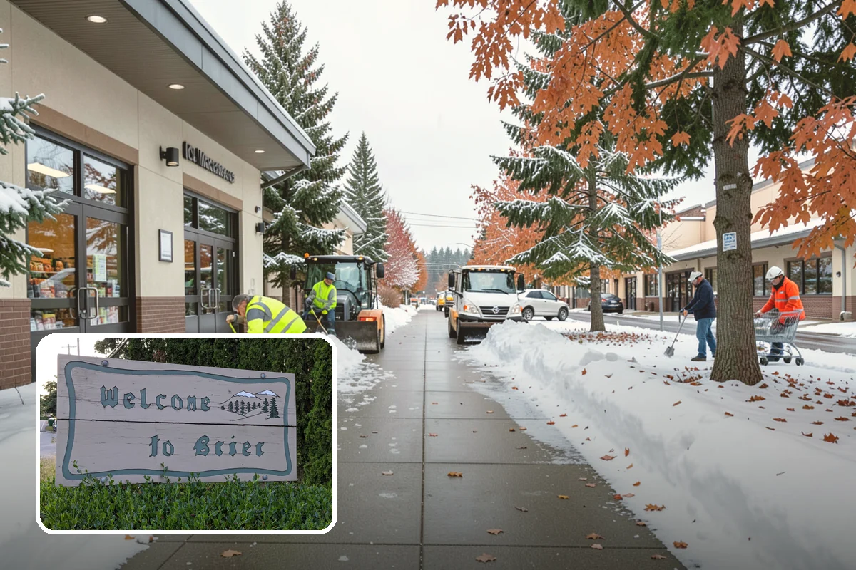 Walk-Behind Snow Blowing in Brier, Snohomish County, WA - Precise clearing of sidewalks and entries