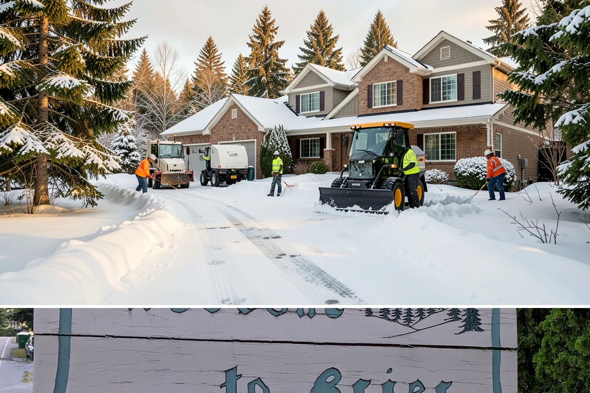 Walk-Behind Snow Blowing in Brier, Snohomish County, WA - Walk-behind blowing is essential for pedestrian safety throughout the December-to-February snow window.