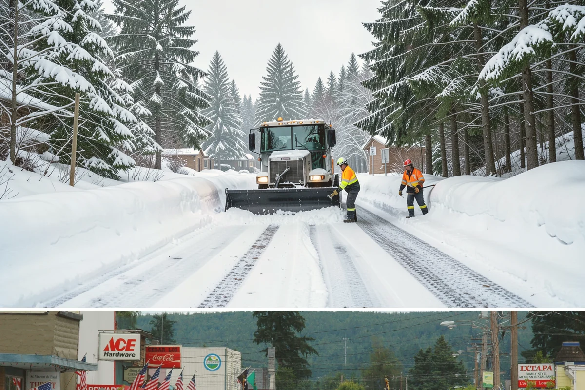 Walk-Behind Snow Blowing in Carnation, King County, WA - Walk-behind blowing is essential for pedestrian safety throughout the December-to-February snow window.