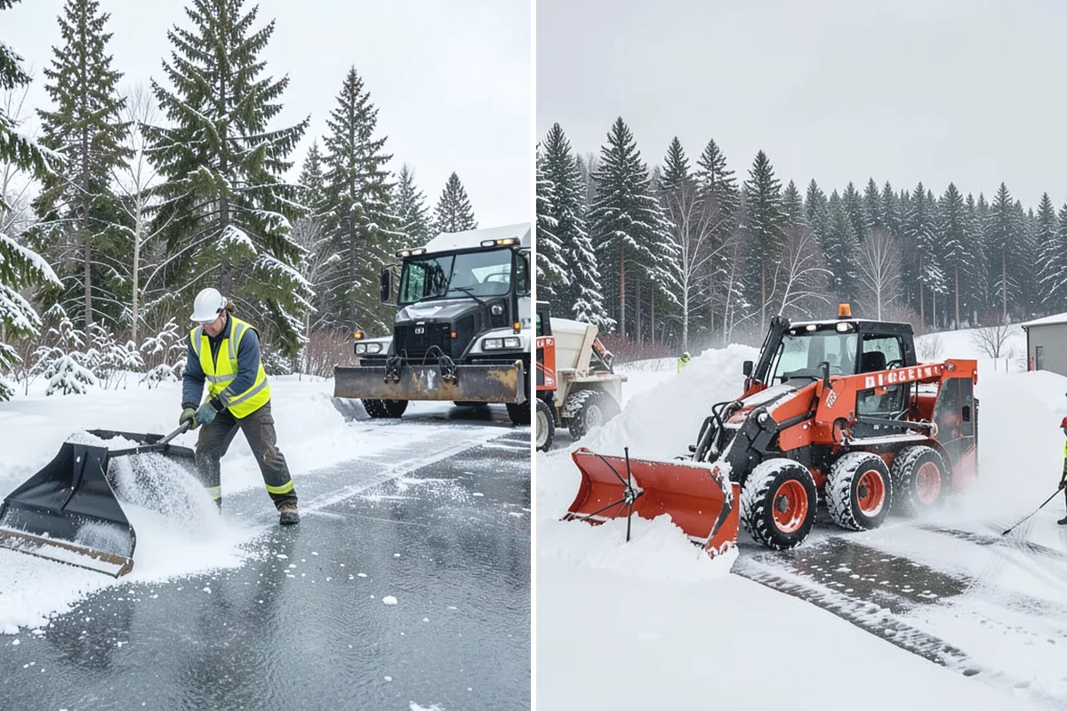 Walk-Behind Snow Blowing in Coupeville, Island County, WA - Map pedestrian routes and priority entries