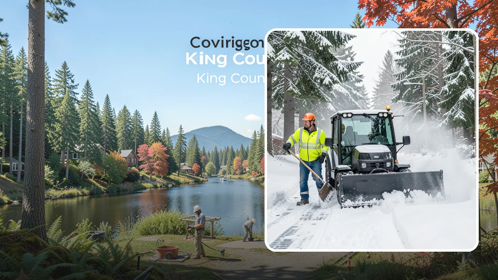 Walk-Behind Snow Blowing in Covington, King County, WA - Our walk-behind blowers handle sidewalks, entryways, and tight spaces where precision matters most.