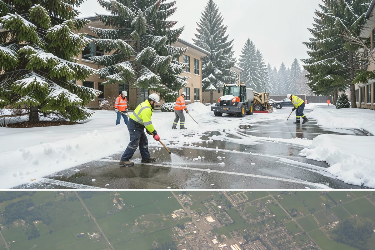Walk-Behind Snow Blowing in Enumclaw, King County, WA - Walk-behind blowing is essential for pedestrian safety throughout the December-to-February snow window.