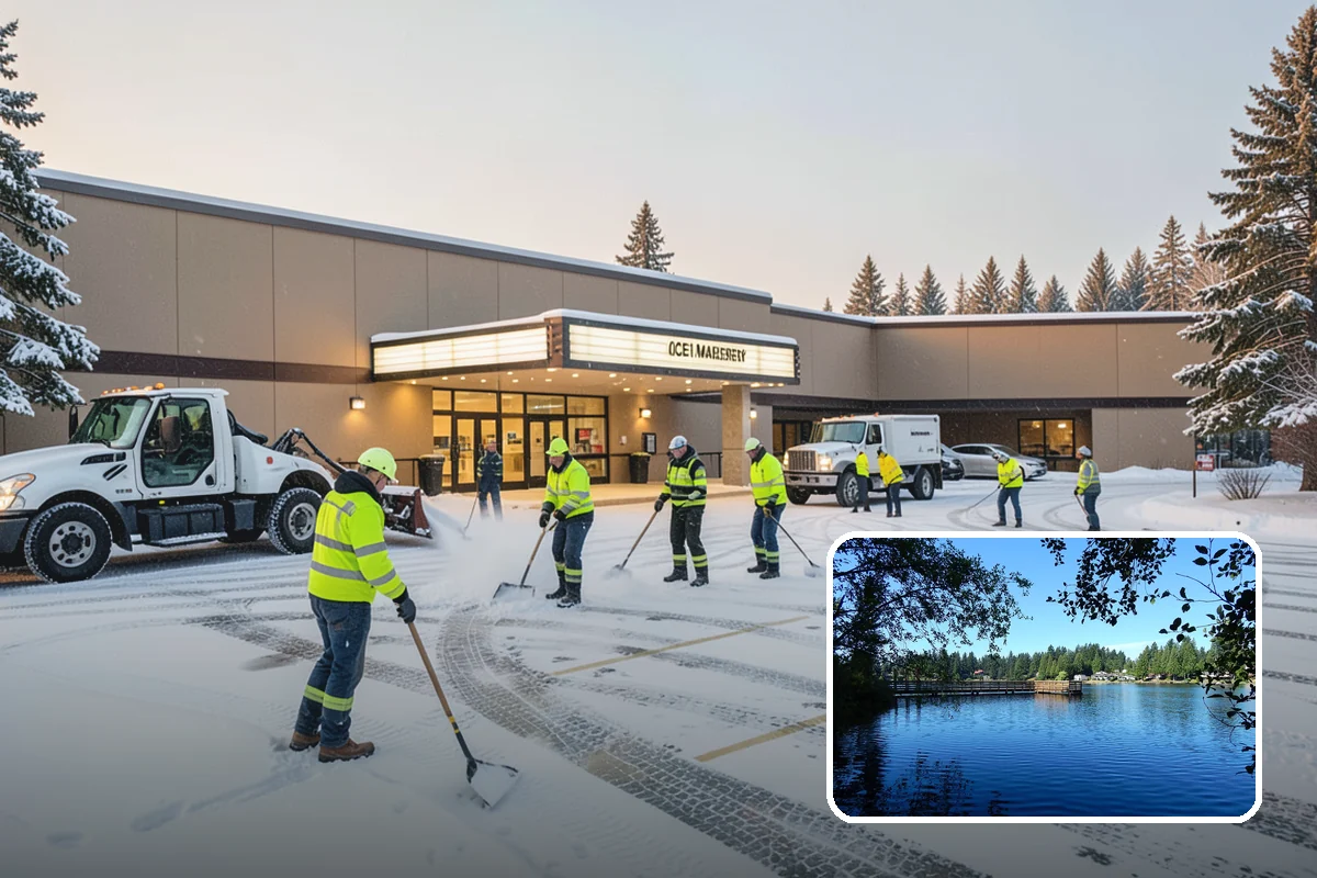 Walk-Behind Snow Blowing in Federal Way, King County, WA - Precise clearing of sidewalks and entries
