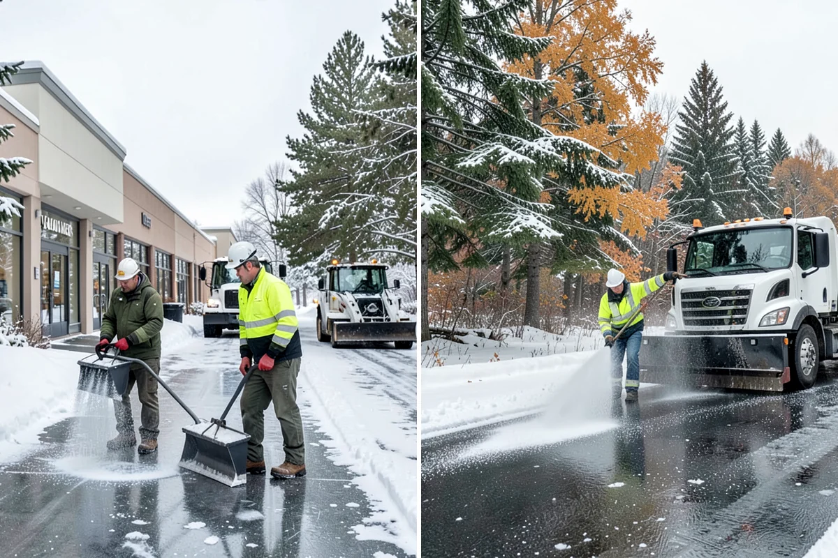 Walk-Behind Snow Blowing in Federal Way, King County, WA - Map pedestrian routes and priority entries