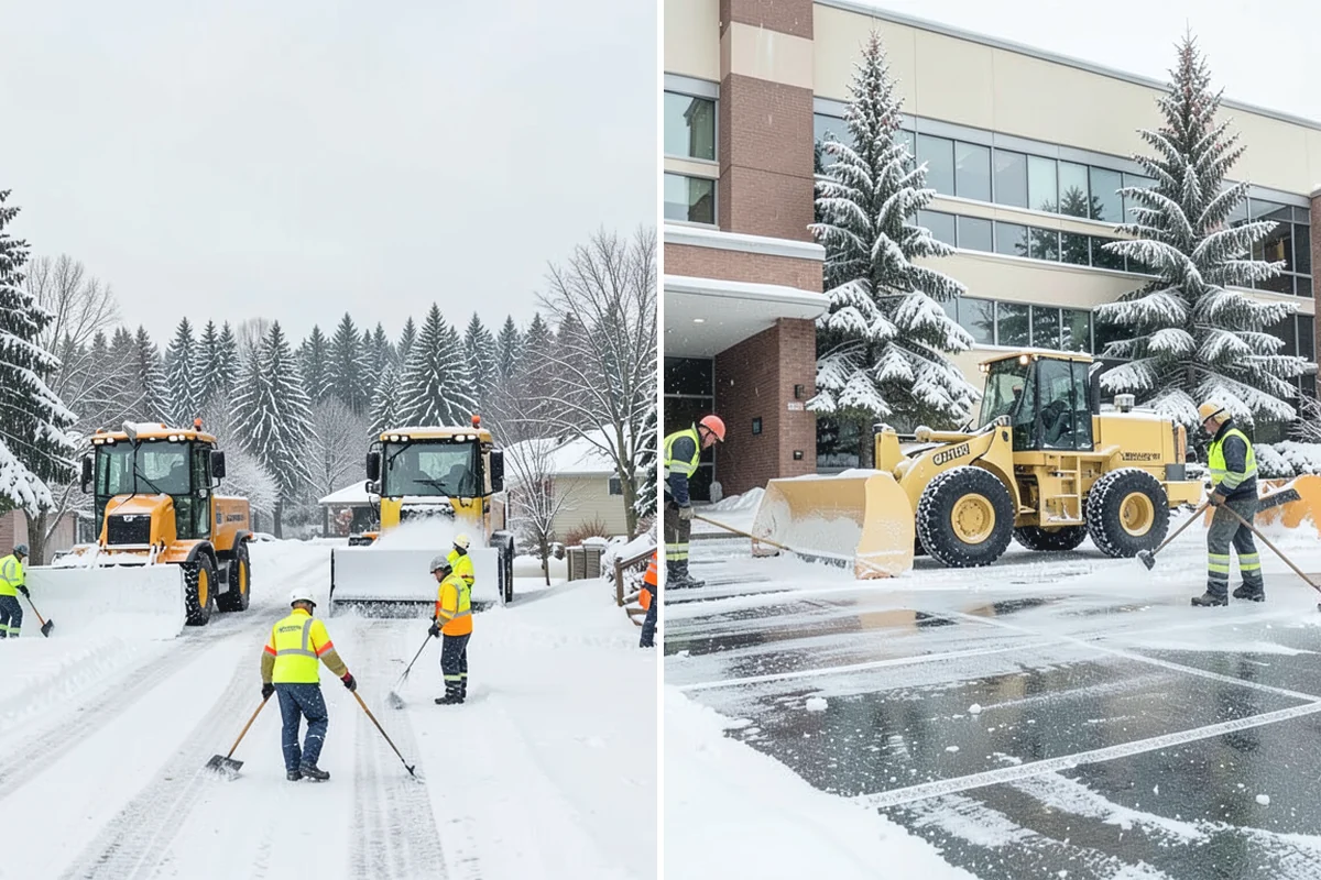 Walk-Behind Snow Blowing in Gold Bar, Snohomish County, WA - Map pedestrian routes and priority entries