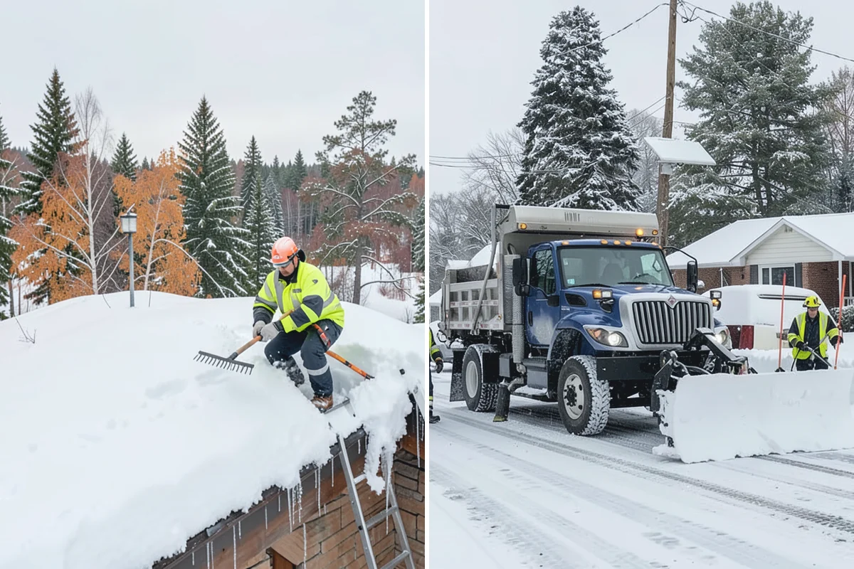 Walk-Behind Snow Blowing in Granite Falls, Snohomish County, WA - Map pedestrian routes and priority entries