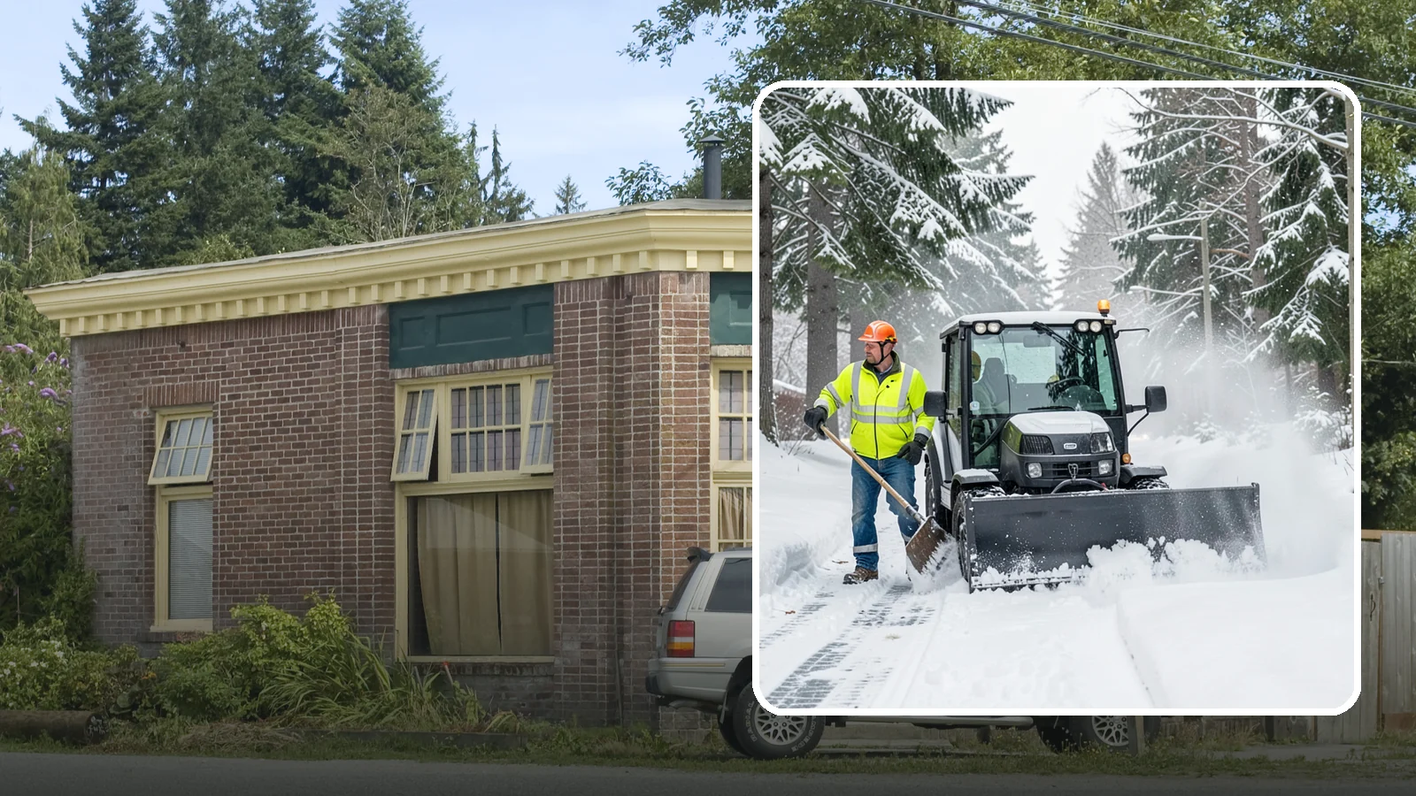 Walk-Behind Snow Blowing in Hamilton, Skagit County, WA - Our walk-behind blowers handle sidewalks, entryways, and tight spaces where precision matters most.