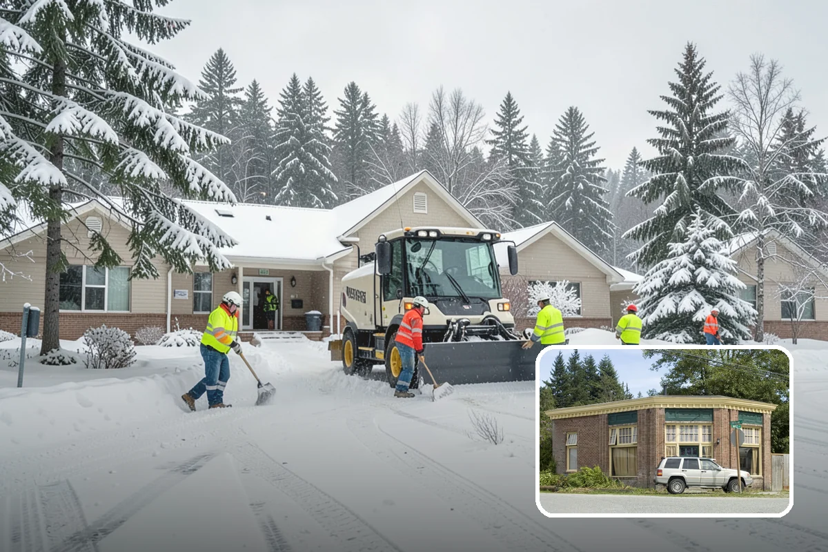 Walk-Behind Snow Blowing in Hamilton, Skagit County, WA - Precise clearing of sidewalks and entries